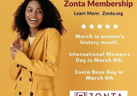 March is Zonta Rose month